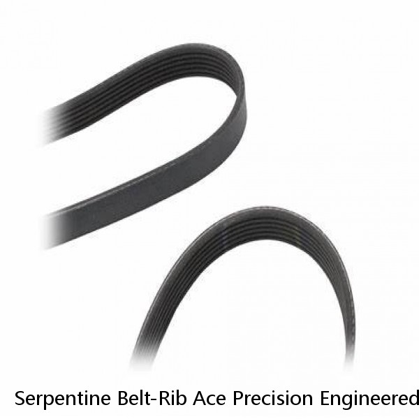 Serpentine Belt-Rib Ace Precision Engineered V-Ribbed Belt 6PK1070 For VW Audi (Fits: Audi) #1 image